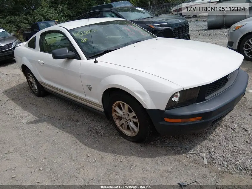 2009 Ford Mustang V6/V6 Premium VIN: 1ZVHT80N195112324 Lot: 45688411