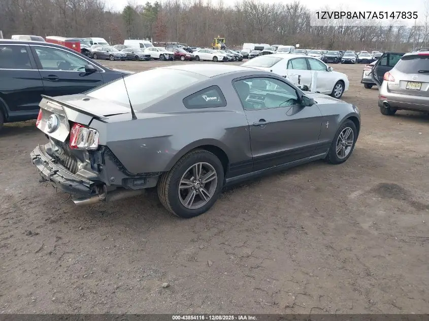 1ZVBP8AN7A5147835 2010 Ford Mustang V6/V6 Premium