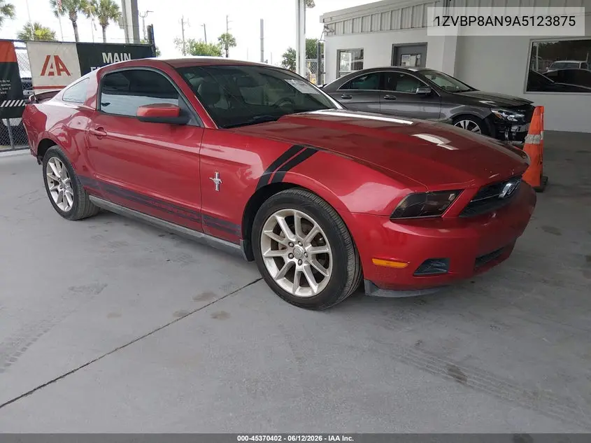 2010 Ford Mustang V6/V6 Premium VIN: 1ZVBP8AN9A5123875 Lot: 45370402