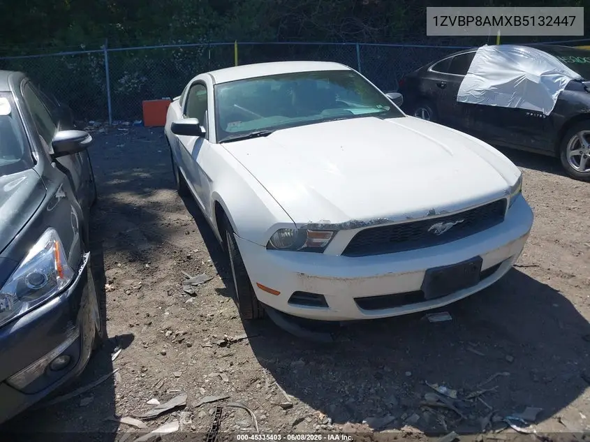 2011 Ford Mustang V6 VIN: 1ZVBP8AMXB5132447 Lot: 45335403