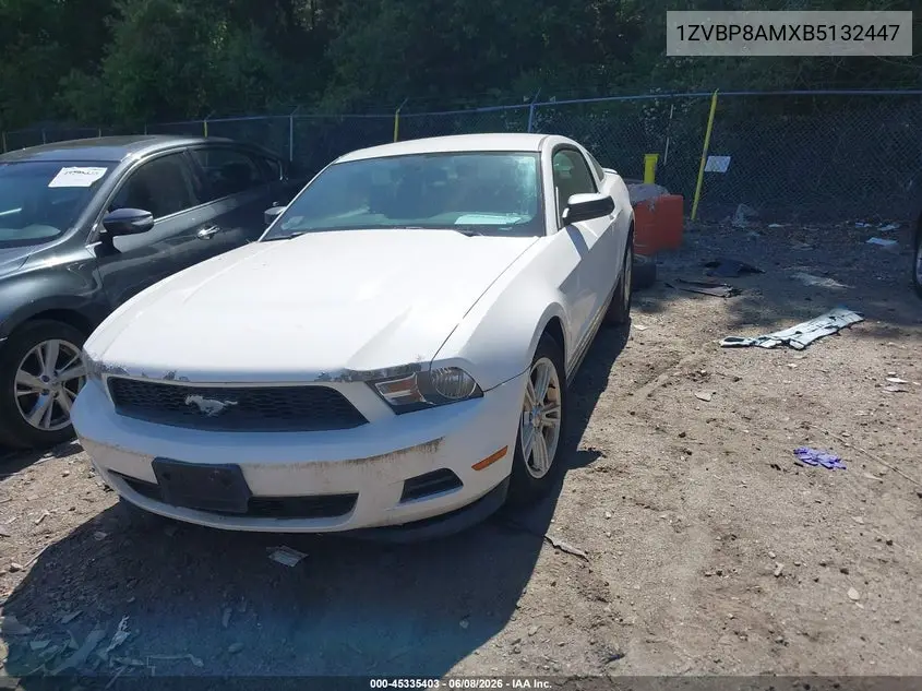 2011 Ford Mustang V6 VIN: 1ZVBP8AMXB5132447 Lot: 45335403