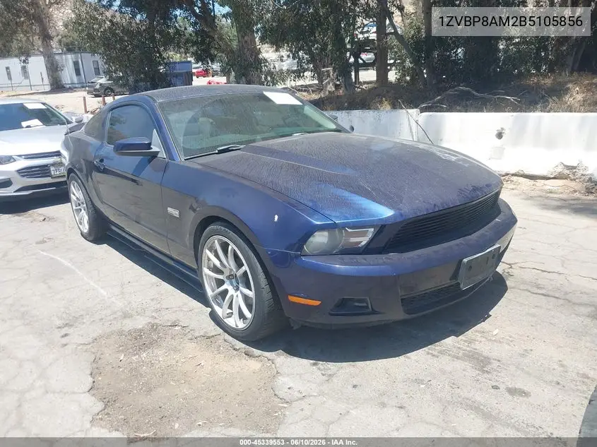 2011 Ford Mustang V6 Premium VIN: 1ZVBP8AM2B5105856 Lot: 45339553