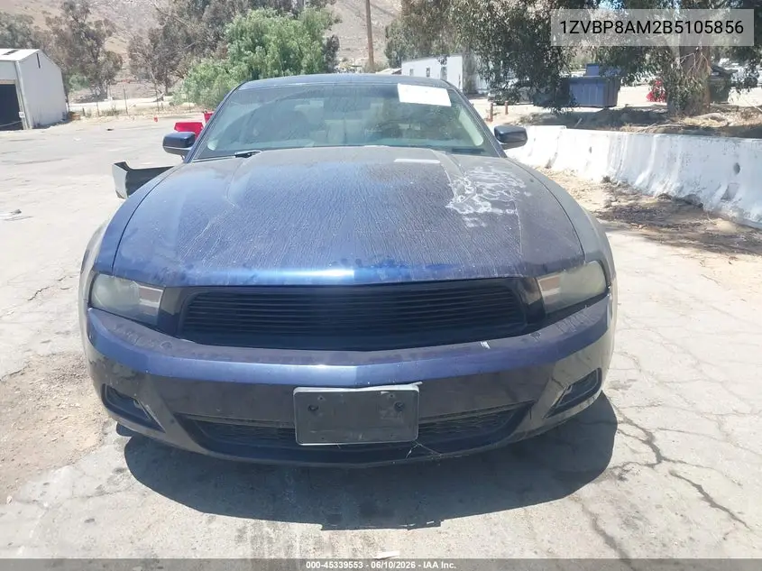 2011 Ford Mustang V6 Premium VIN: 1ZVBP8AM2B5105856 Lot: 45339553