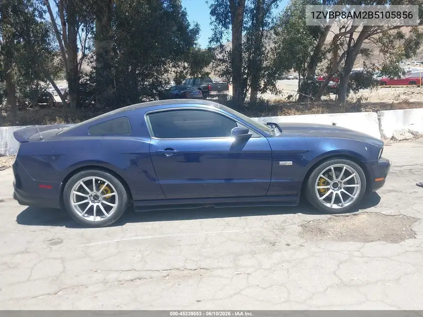 2011 Ford Mustang V6 Premium VIN: 1ZVBP8AM2B5105856 Lot: 45339553