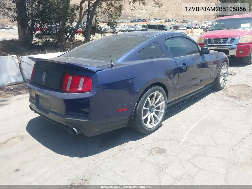 2011 Ford Mustang V6 Premium VIN: 1ZVBP8AM2B5105856 Lot: 45339553