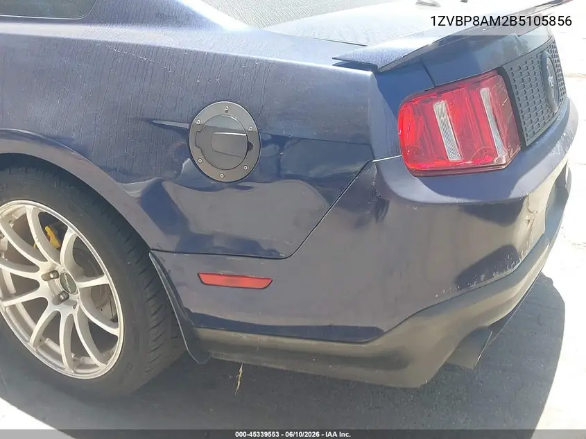 2011 Ford Mustang V6 Premium VIN: 1ZVBP8AM2B5105856 Lot: 45339553