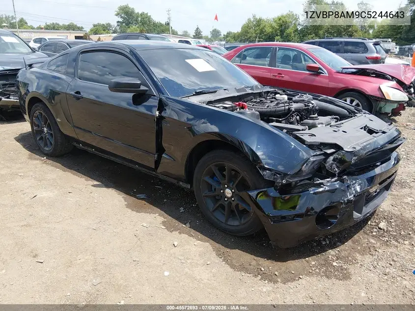 2012 Ford Mustang V6 Premium VIN: 1ZVBP8AM9C5244643 Lot: 45572693