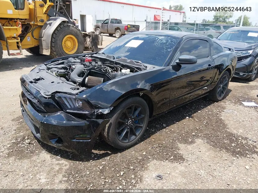 2012 Ford Mustang V6 Premium VIN: 1ZVBP8AM9C5244643 Lot: 45572693