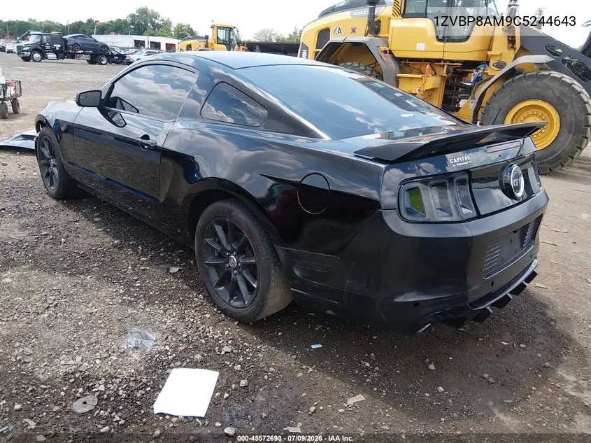 2012 Ford Mustang V6 Premium VIN: 1ZVBP8AM9C5244643 Lot: 45572693