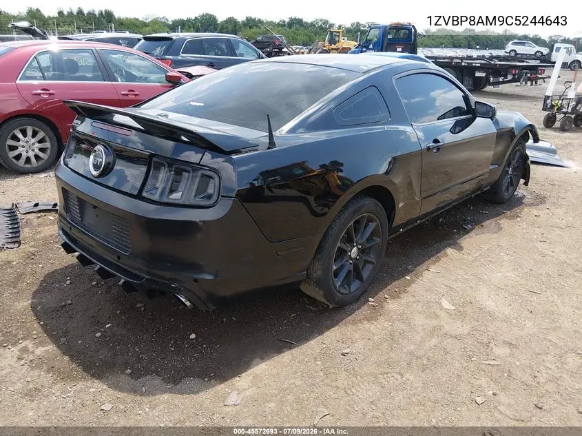 2012 Ford Mustang V6 Premium VIN: 1ZVBP8AM9C5244643 Lot: 45572693