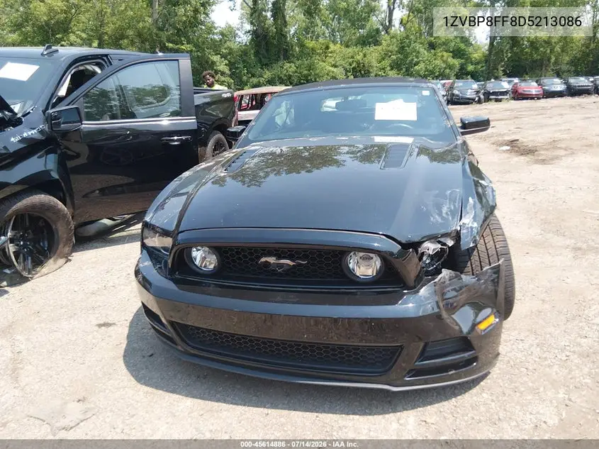 2013 Ford Mustang Gt Premium VIN: 1ZVBP8FF8D5213086 Lot: 45614886