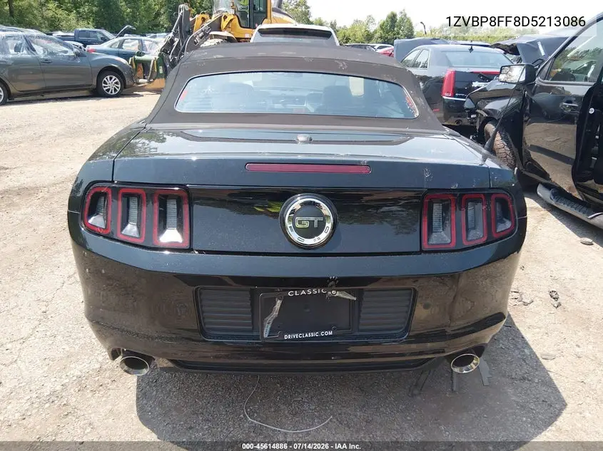 2013 Ford Mustang Gt Premium VIN: 1ZVBP8FF8D5213086 Lot: 45614886