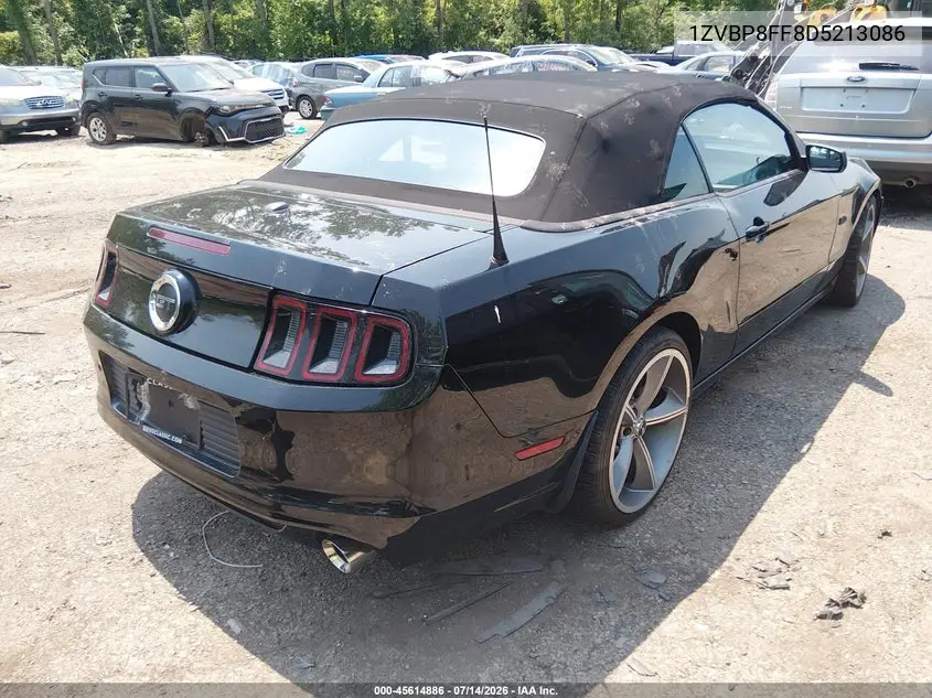 2013 Ford Mustang Gt Premium VIN: 1ZVBP8FF8D5213086 Lot: 45614886