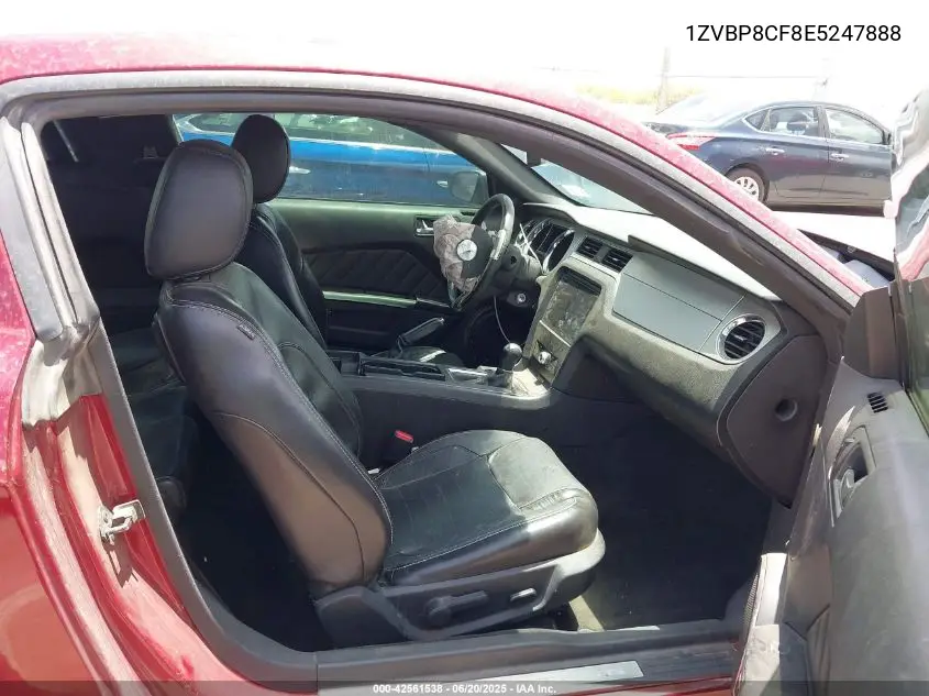 1ZVBP8CF8E5247888 2014 Ford Mustang Gt Premium