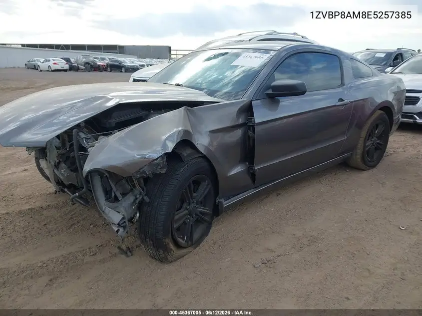 2014 Ford Mustang V6 VIN: 1ZVBP8AM8E5257385 Lot: 45367005
