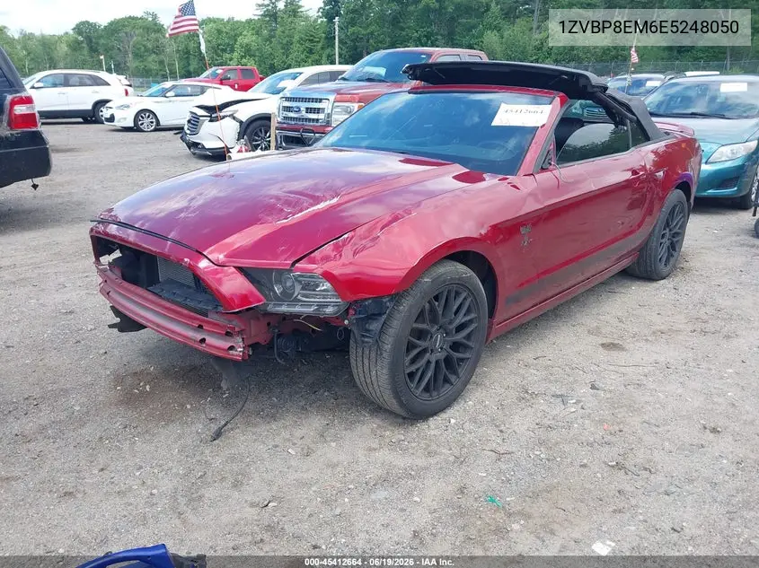 2014 Ford Mustang V6 VIN: 1ZVBP8EM6E5248050 Lot: 45412664