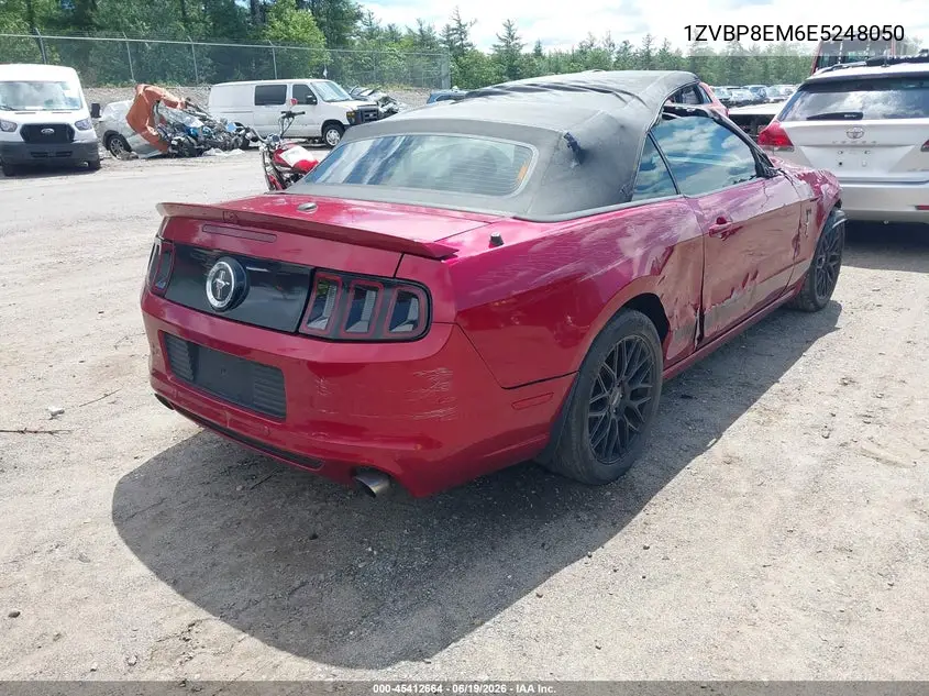 2014 Ford Mustang V6 VIN: 1ZVBP8EM6E5248050 Lot: 45412664
