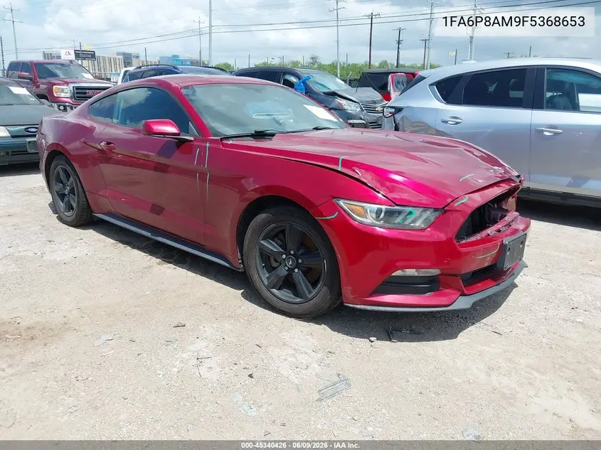 2015 Ford Mustang V6 VIN: 1FA6P8AM9F5368653 Lot: 45340426