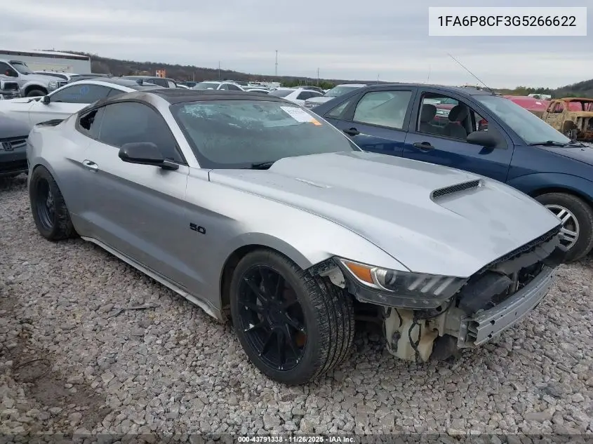 1FA6P8CF3G5266622 2016 Ford Mustang Gt