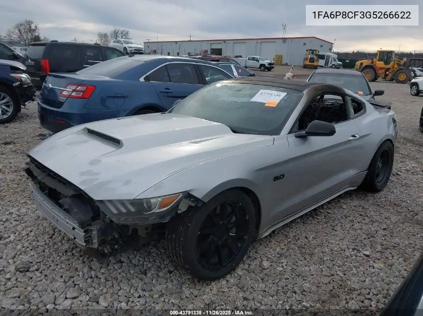 1FA6P8CF3G5266622 2016 Ford Mustang Gt