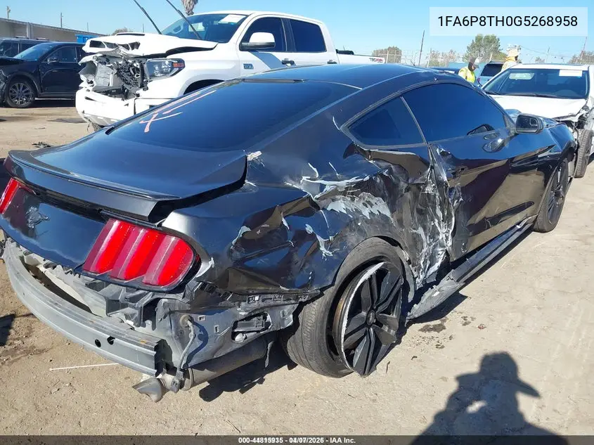 1FA6P8TH0G5268958 2016 Ford Mustang Ecoboost