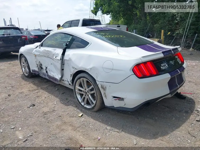 2016 Ford Mustang Ecoboost VIN: 1FA6P8TH9G5332785 Lot: 45550270