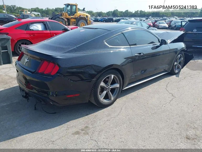 2016 Ford Mustang V6 VIN: 1FA6P8AM5G5241383 Lot: 45661610