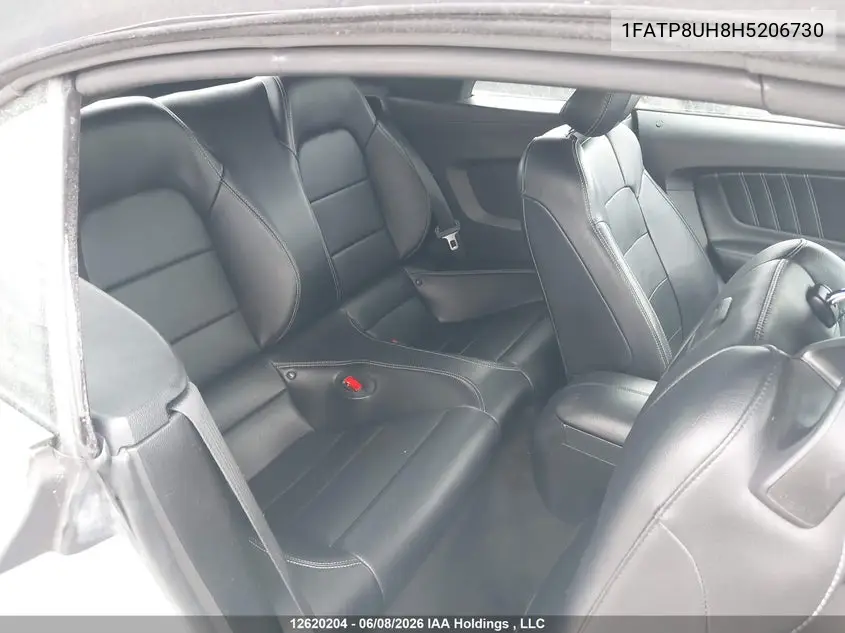 2017 Ford Mustang VIN: 1FATP8UH8H5206730 Lot: 12620204