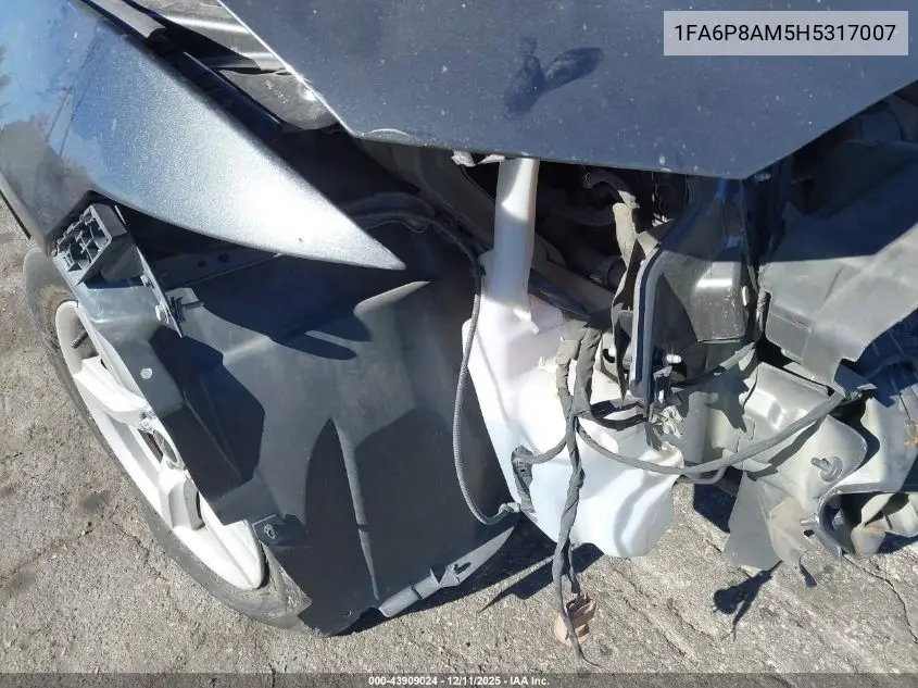 1FA6P8AM5H5317007 2017 Ford Mustang V6
