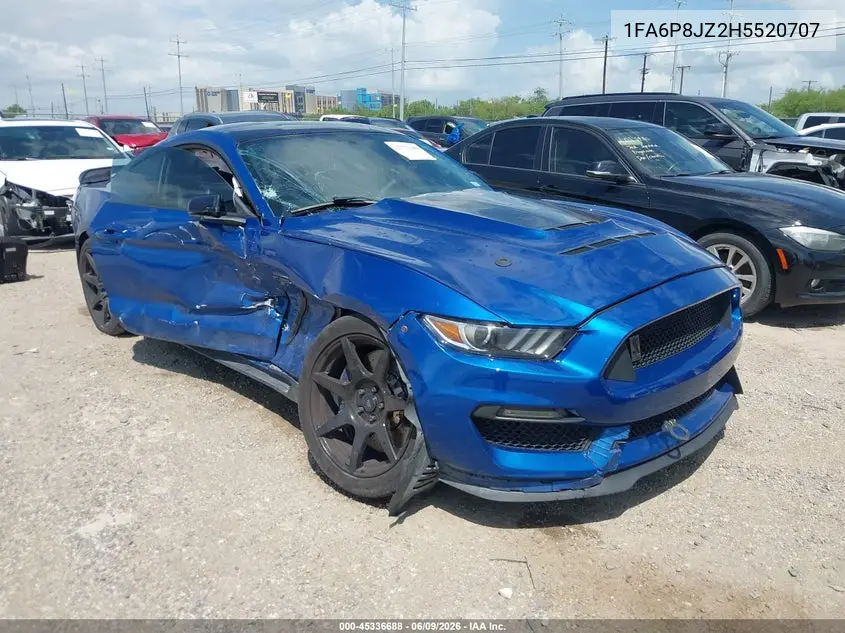 2017 Ford Shelby Gt350 VIN: 1FA6P8JZ2H5520707 Lot: 45336688