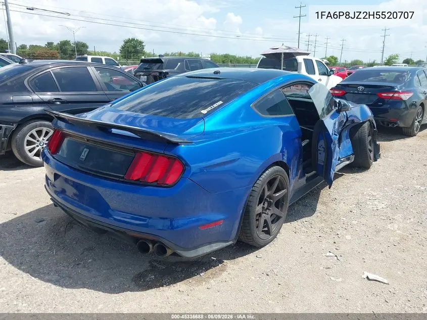 2017 Ford Shelby Gt350 VIN: 1FA6P8JZ2H5520707 Lot: 45336688