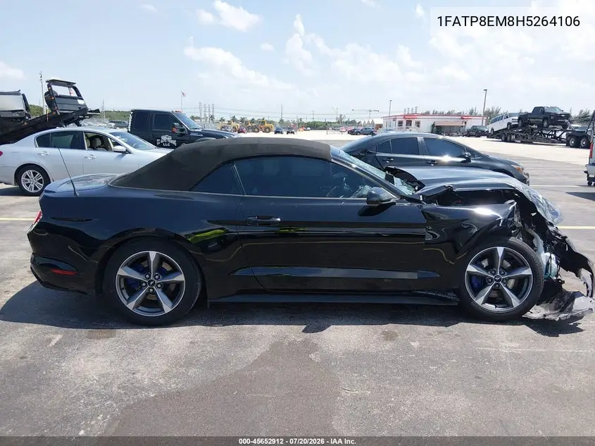 2017 Ford Mustang V6 VIN: 1FATP8EM8H5264106 Lot: 45652912