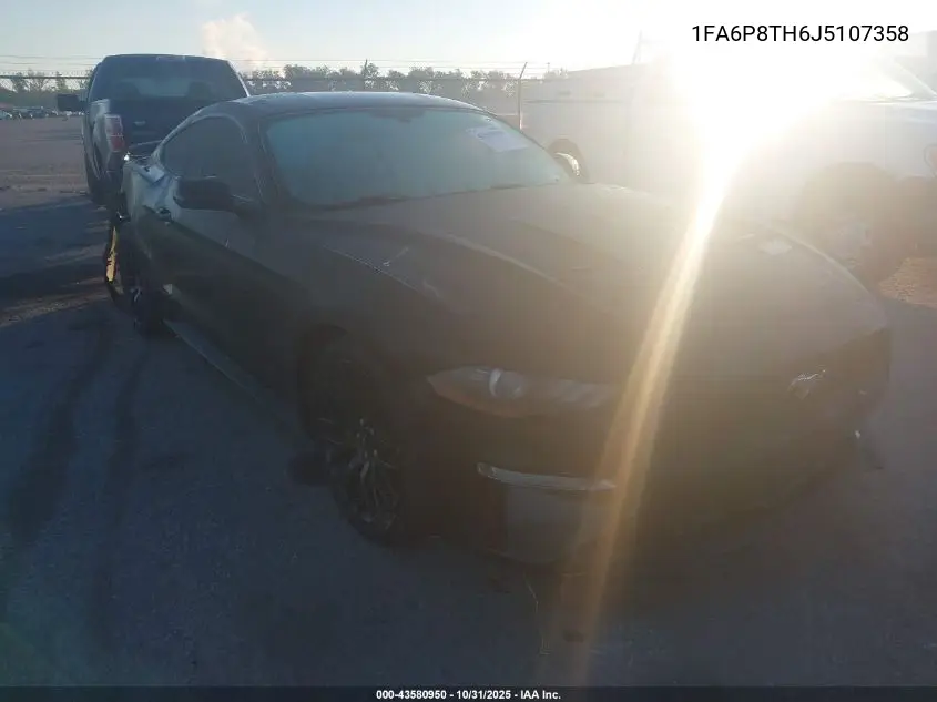 1FA6P8TH6J5107358 2018 Ford Mustang Ecoboost