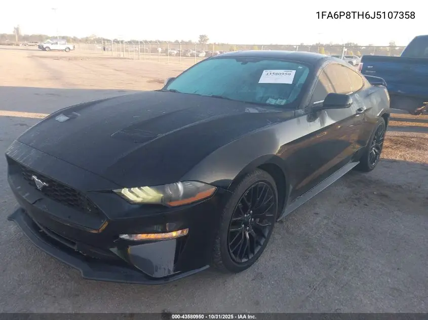 1FA6P8TH6J5107358 2018 Ford Mustang Ecoboost