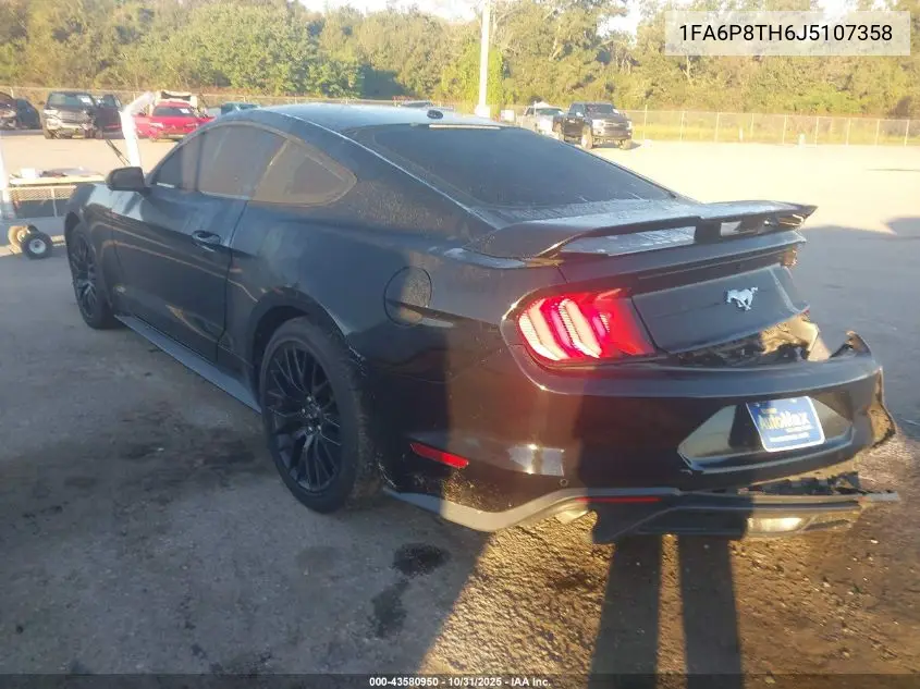 1FA6P8TH6J5107358 2018 Ford Mustang Ecoboost