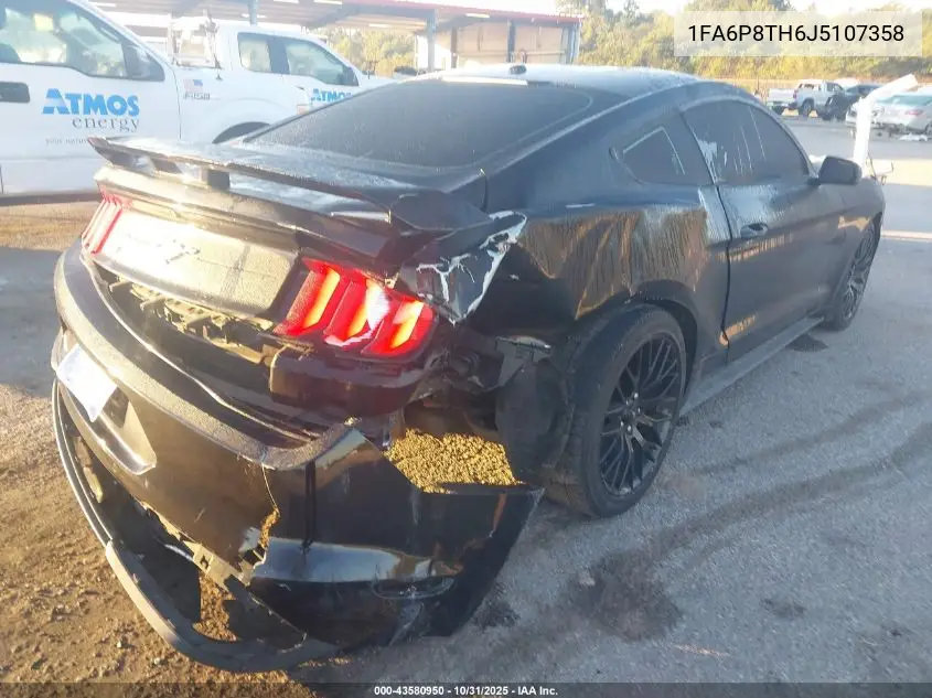 1FA6P8TH6J5107358 2018 Ford Mustang Ecoboost