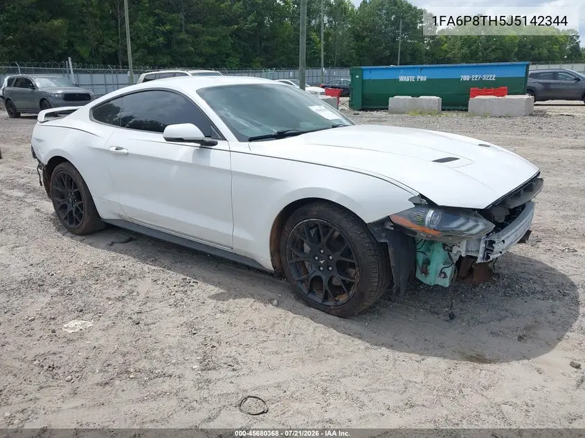 2018 Ford Mustang Ecoboost VIN: 1FA6P8TH5J5142344 Lot: 45680368