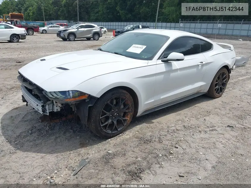 2018 Ford Mustang Ecoboost VIN: 1FA6P8TH5J5142344 Lot: 45680368