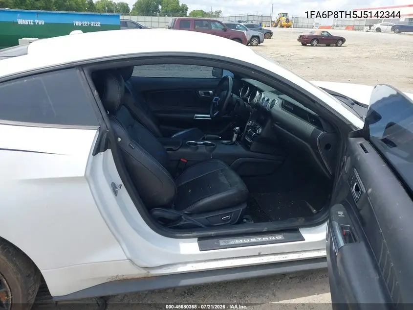 2018 Ford Mustang Ecoboost VIN: 1FA6P8TH5J5142344 Lot: 45680368