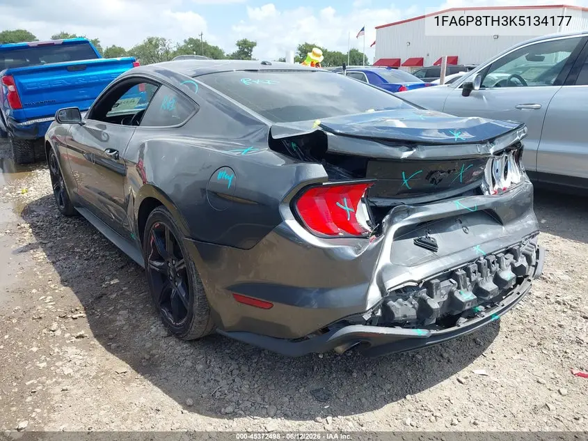 2019 Ford Mustang Ecoboost VIN: 1FA6P8TH3K5134177 Lot: 45372498