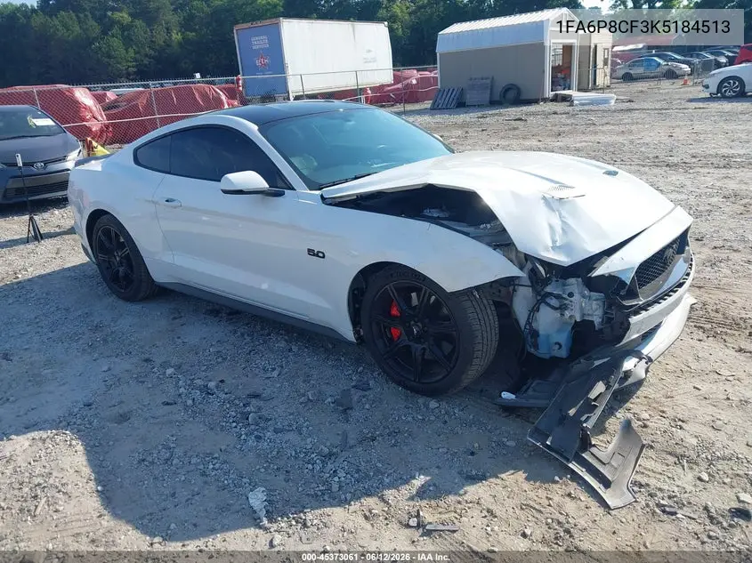 2019 Ford Mustang Gt Premium VIN: 1FA6P8CF3K5184513 Lot: 45373061