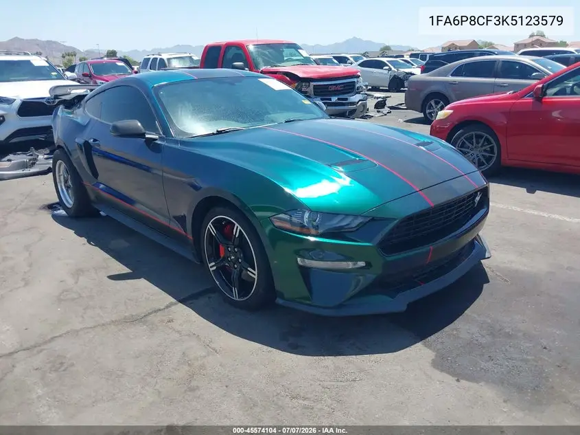 2019 Ford Mustang Gt/Gt Premium VIN: 1FA6P8CF3K5123579 Lot: 45574104