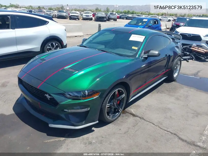 2019 Ford Mustang Gt/Gt Premium VIN: 1FA6P8CF3K5123579 Lot: 45574104