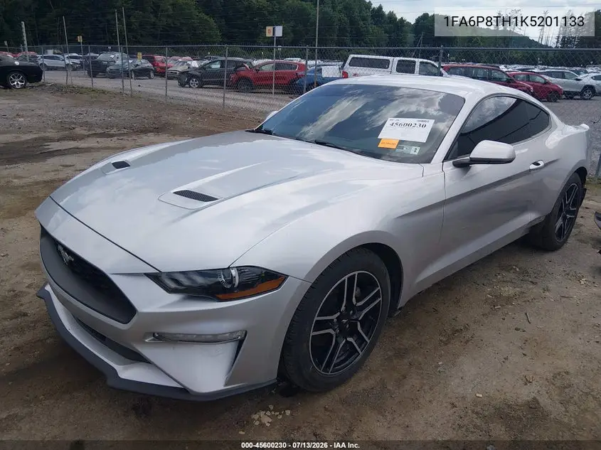 2019 Ford Mustang Ecoboost VIN: 1FA6P8TH1K5201133 Lot: 45600230