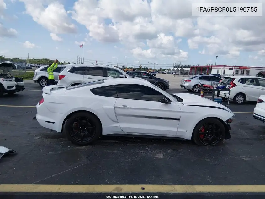 2020 Ford Mustang Gt Premium Fastback VIN: 1FA6P8CF0L5190755 Lot: 45391969