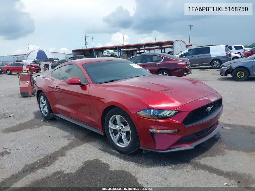2020 Ford Mustang Ecoboost Fastback VIN: 1FA6P8THXL5168750 Lot: 45565344