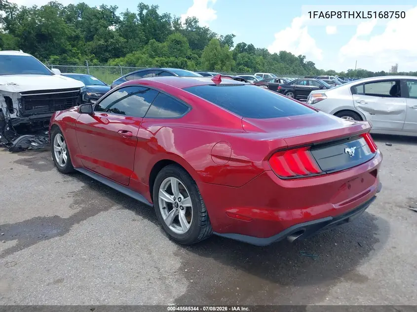 2020 Ford Mustang Ecoboost Fastback VIN: 1FA6P8THXL5168750 Lot: 45565344