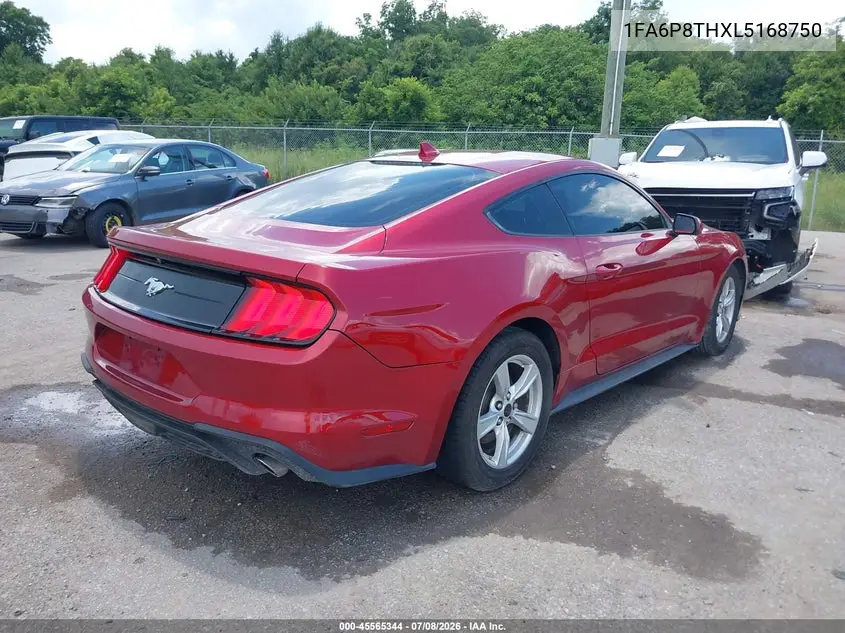 2020 Ford Mustang Ecoboost Fastback VIN: 1FA6P8THXL5168750 Lot: 45565344