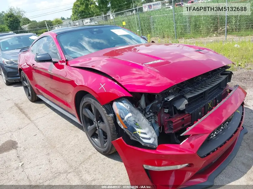 2021 Ford Mustang Ecoboost Premium Fastback VIN: 1FA6P8TH3M5132688 Lot: 45549137