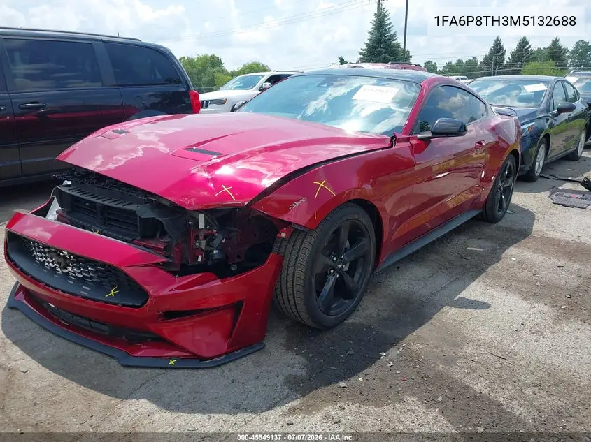 2021 Ford Mustang Ecoboost Premium Fastback VIN: 1FA6P8TH3M5132688 Lot: 45549137